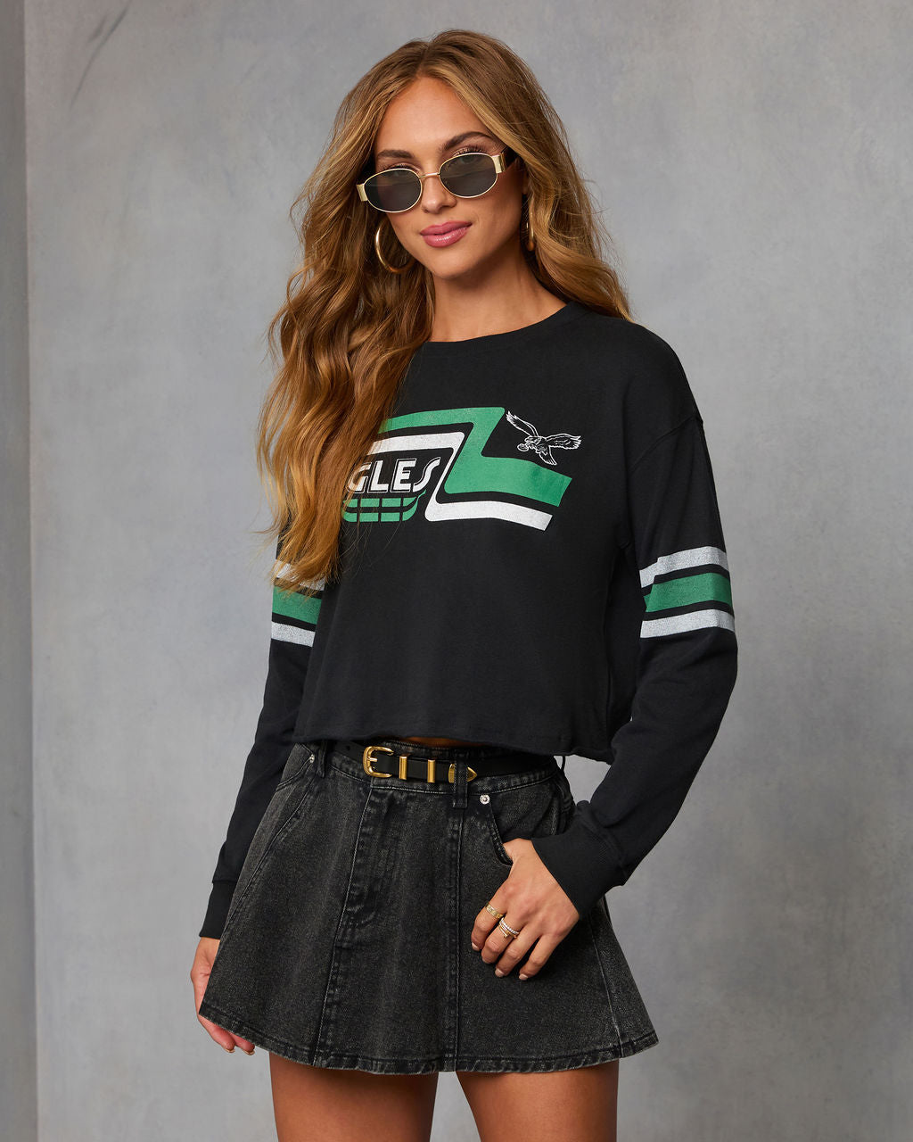 Philly Eagles Long Sleeve Graphic Tee