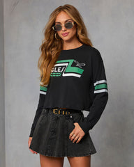 Philly Eagles Long Sleeve Graphic Tee