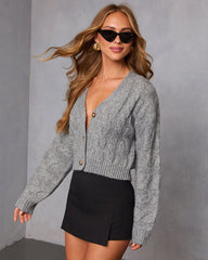 Soft Terrain Cable Knit Cardigan
