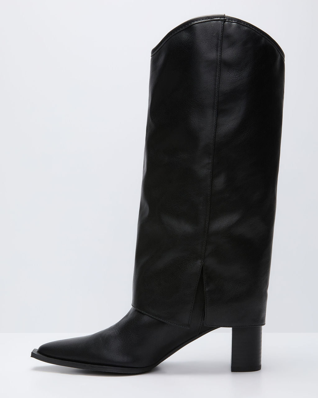 Brunelle Leather Foldover Boots