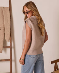 Elsa Half Zip Sweater Vest