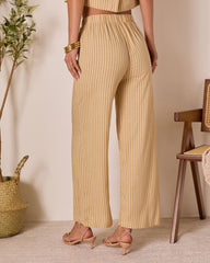 Meadowlight Striped Wide Leg Pants