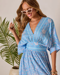 Beach Nectar Abstract Maxi Dress