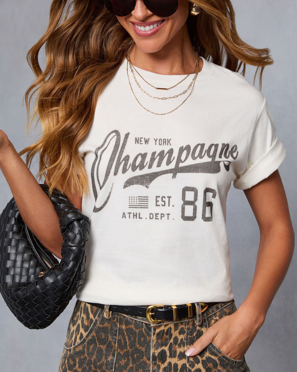 Champagne League Short Sleeve Graphic Tee