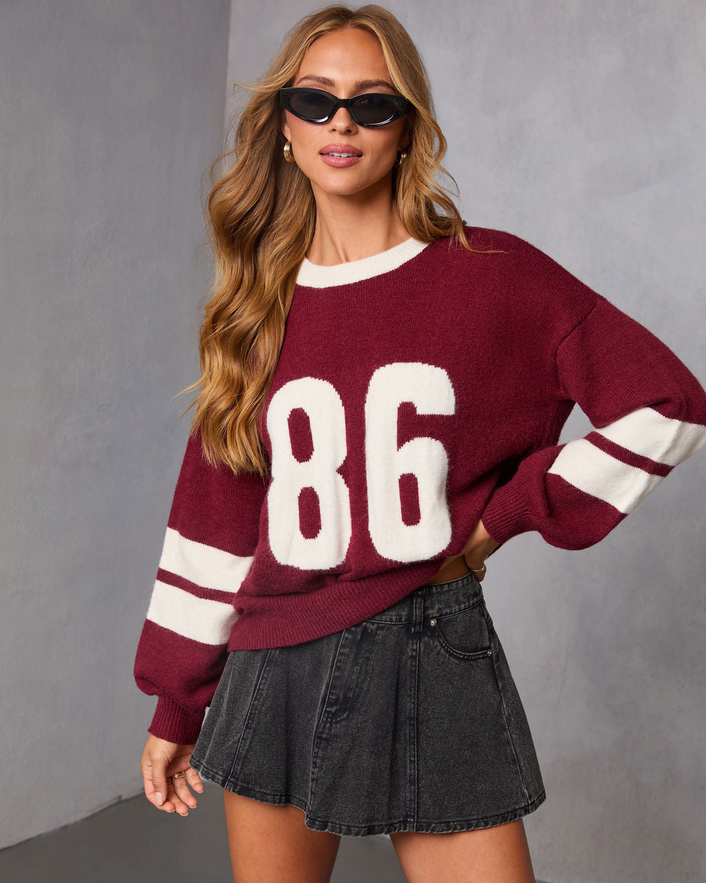 Madox Varsity Graphic Sweater
