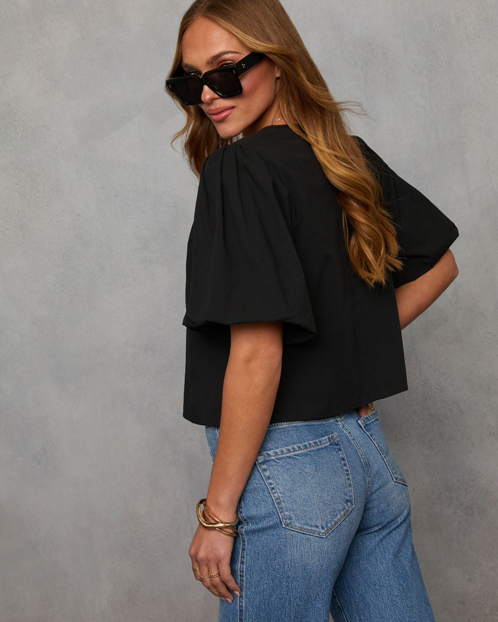 Delphi Poplin Short Sleeve Top