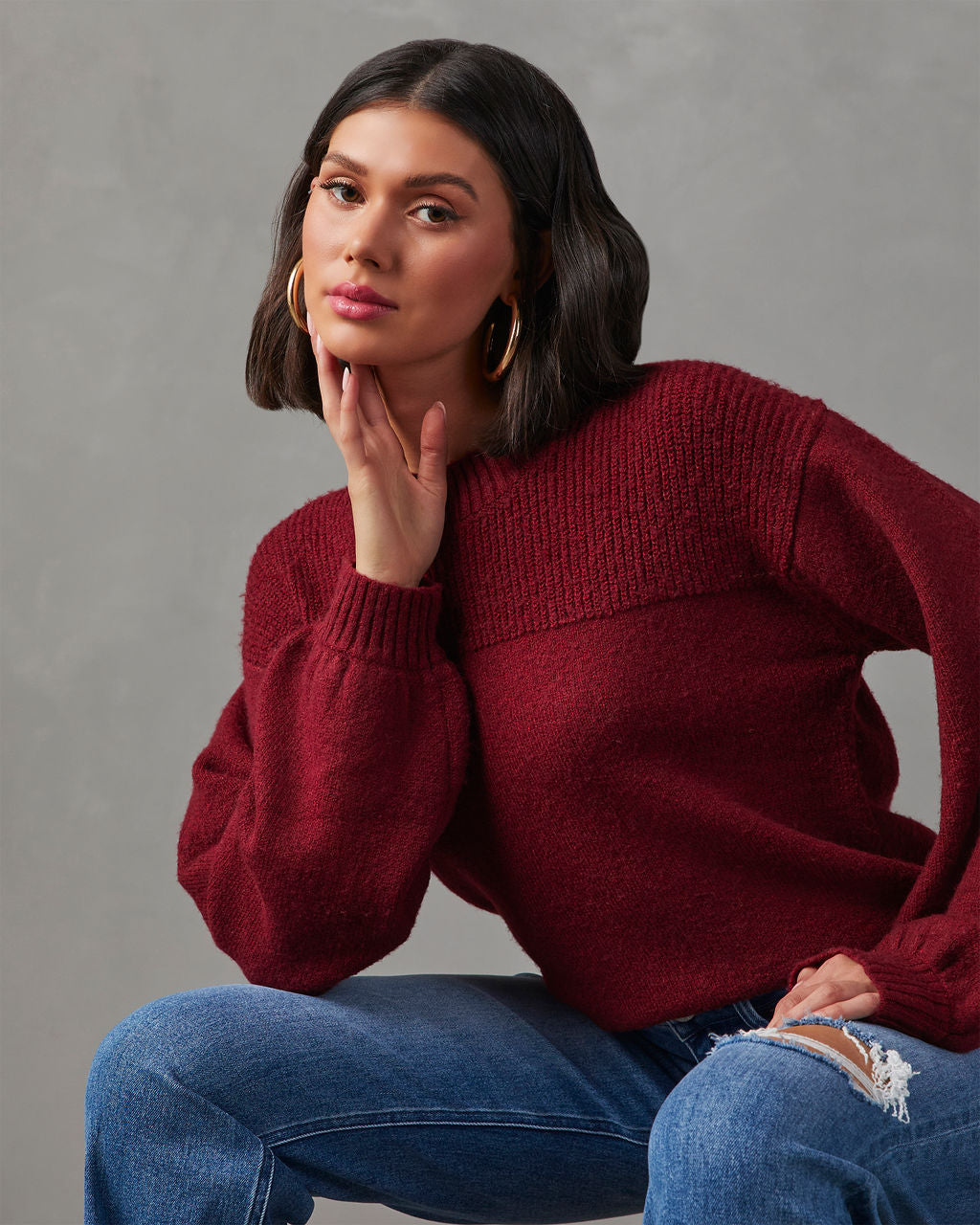 Alana Knit Pullover Sweater