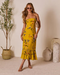 Nakita Fishtail Maxi Dress