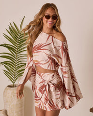 Ramiah Tropical Crop Top