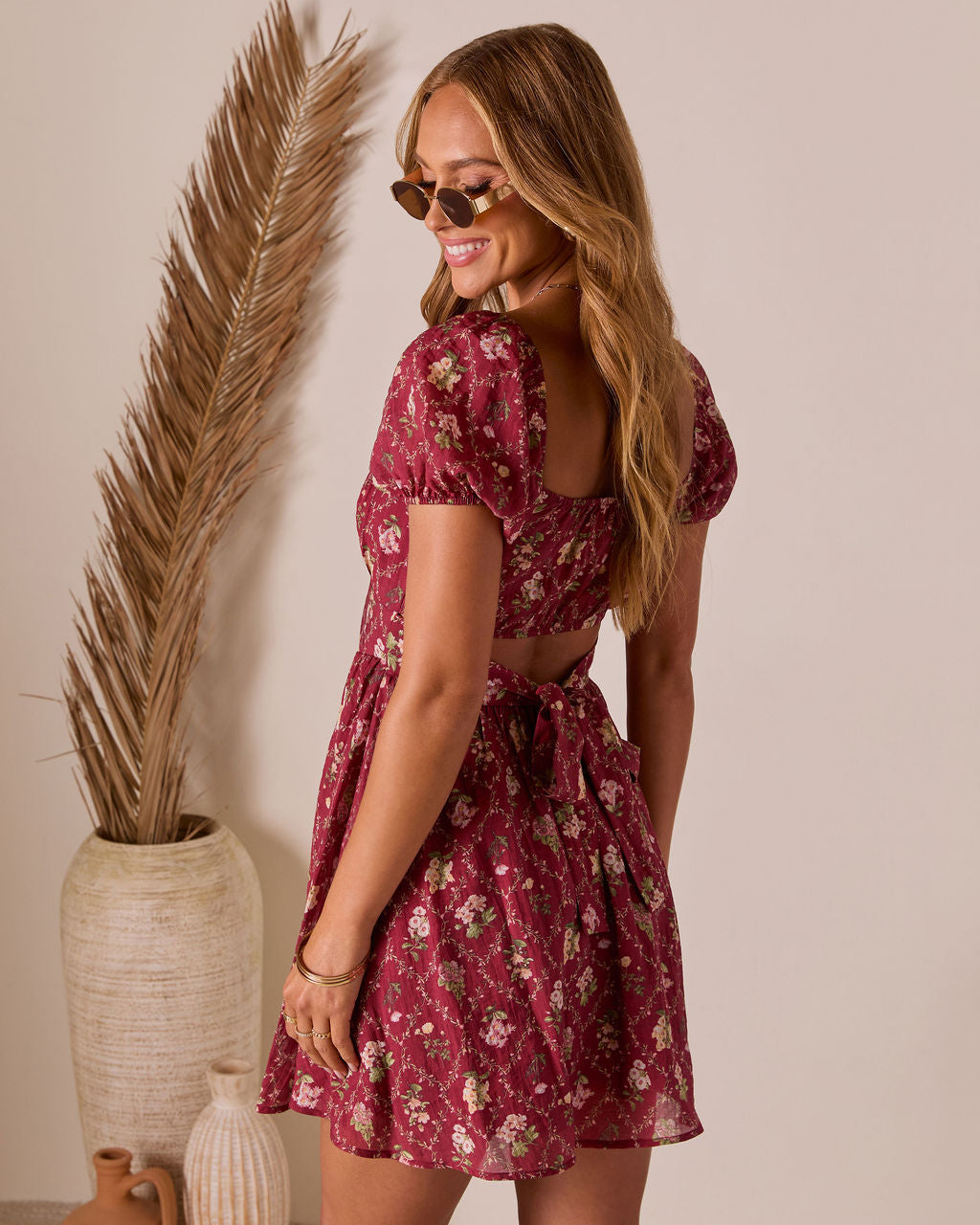 Adinna Scoop Neck Mini Dress