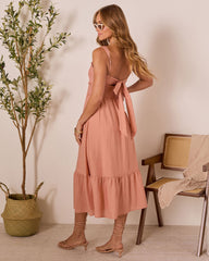 Sunday Ease Tiered Midi Dress