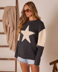 Luna Rae Star Intarsia Sweater