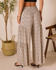 Mystic Wanderer Wide Leg Printed Pants