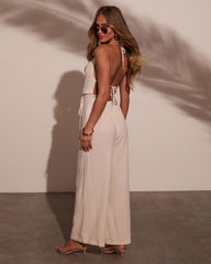 Keilan Cowl Neck Jumpsuit