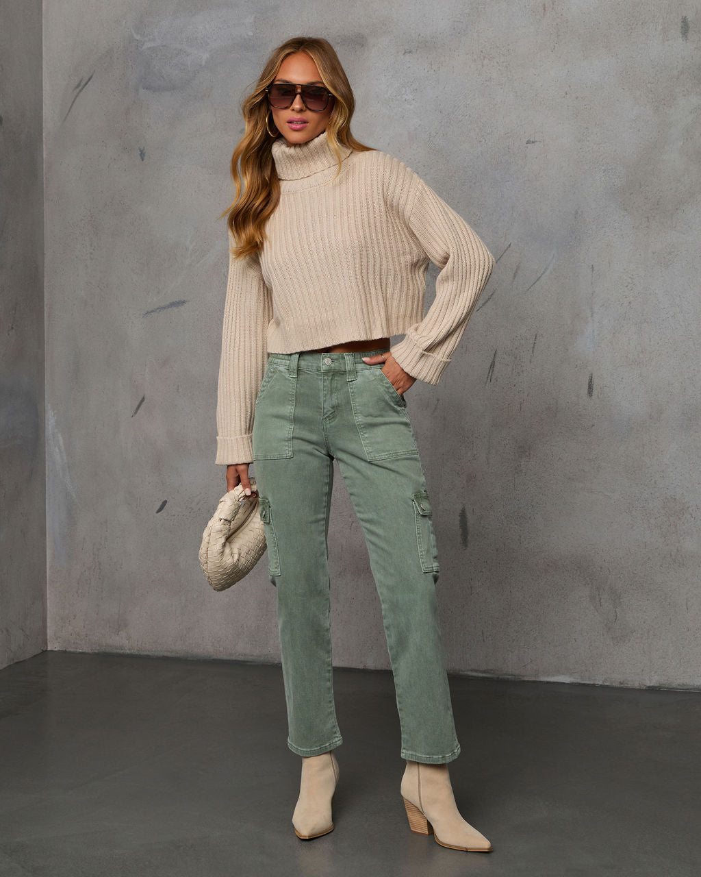 Denton Mid Rise Straight Leg Utility Jeans