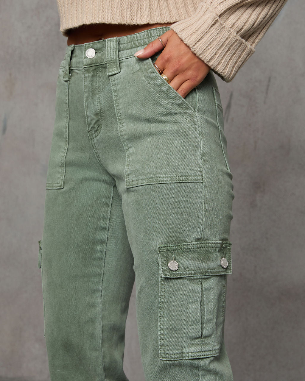 Denton Mid Rise Straight Leg Utility Jeans