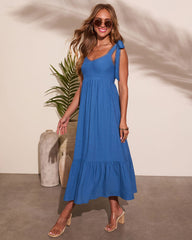 Emie Tiered Midi Dress