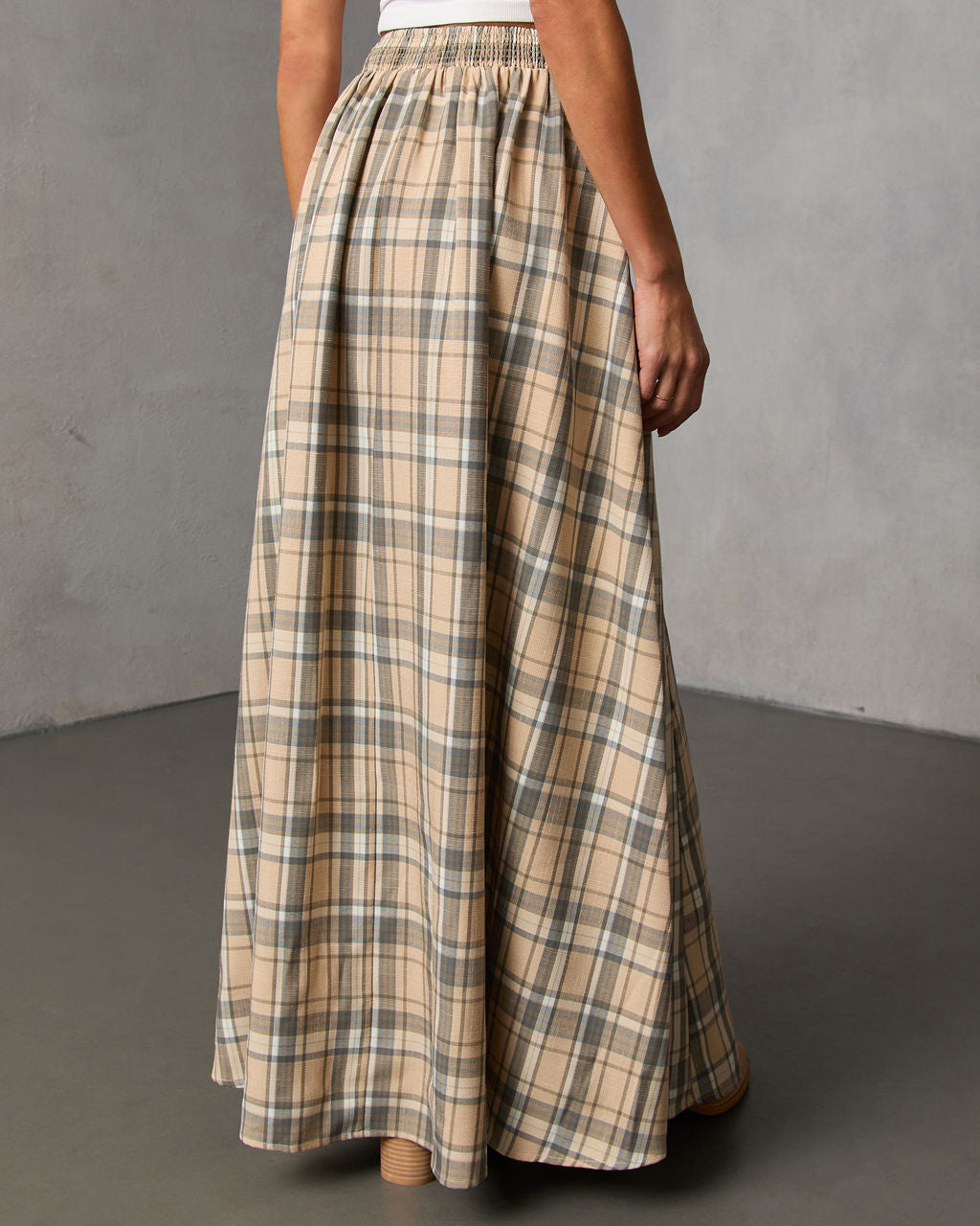 Foxcroft Plaid Maxi Skirt