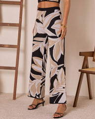 Honey Dust Tropical Knit Pants