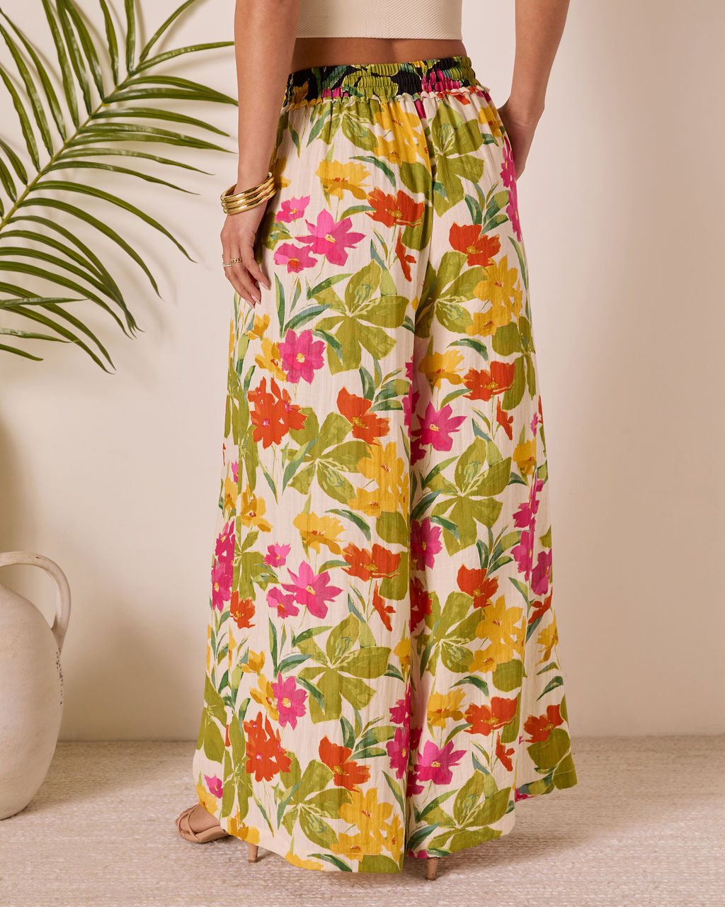 Betsie Drawstring Floral Pants