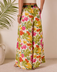 Betsie Drawstring Floral Pants