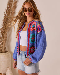 Farlyn Open Front Crochet Cardigan