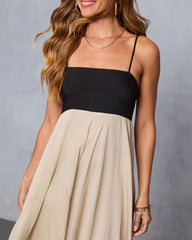 Norrah Colorblock Empire Maxi Dress