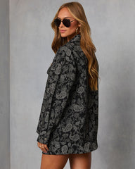 Wanderlune Printed Shirt Jacket