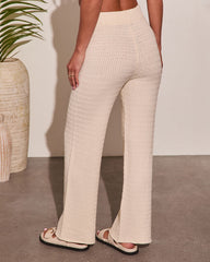 Lost In Laguna Knit Wide Leg Pants