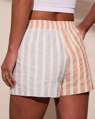 Soft Serve Stripe Color Block Shorts