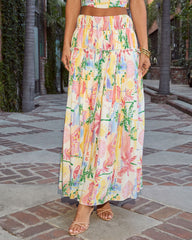 Island Muse Tropical Maxi Skirt
