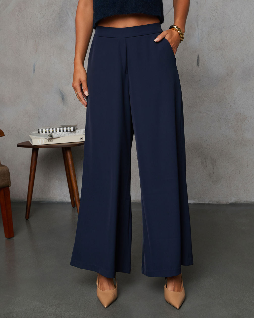 Madi Pocketed Wide Leg Pants